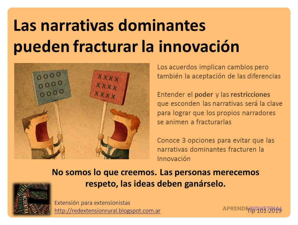 La narración y su clave en la defensa de una innovación