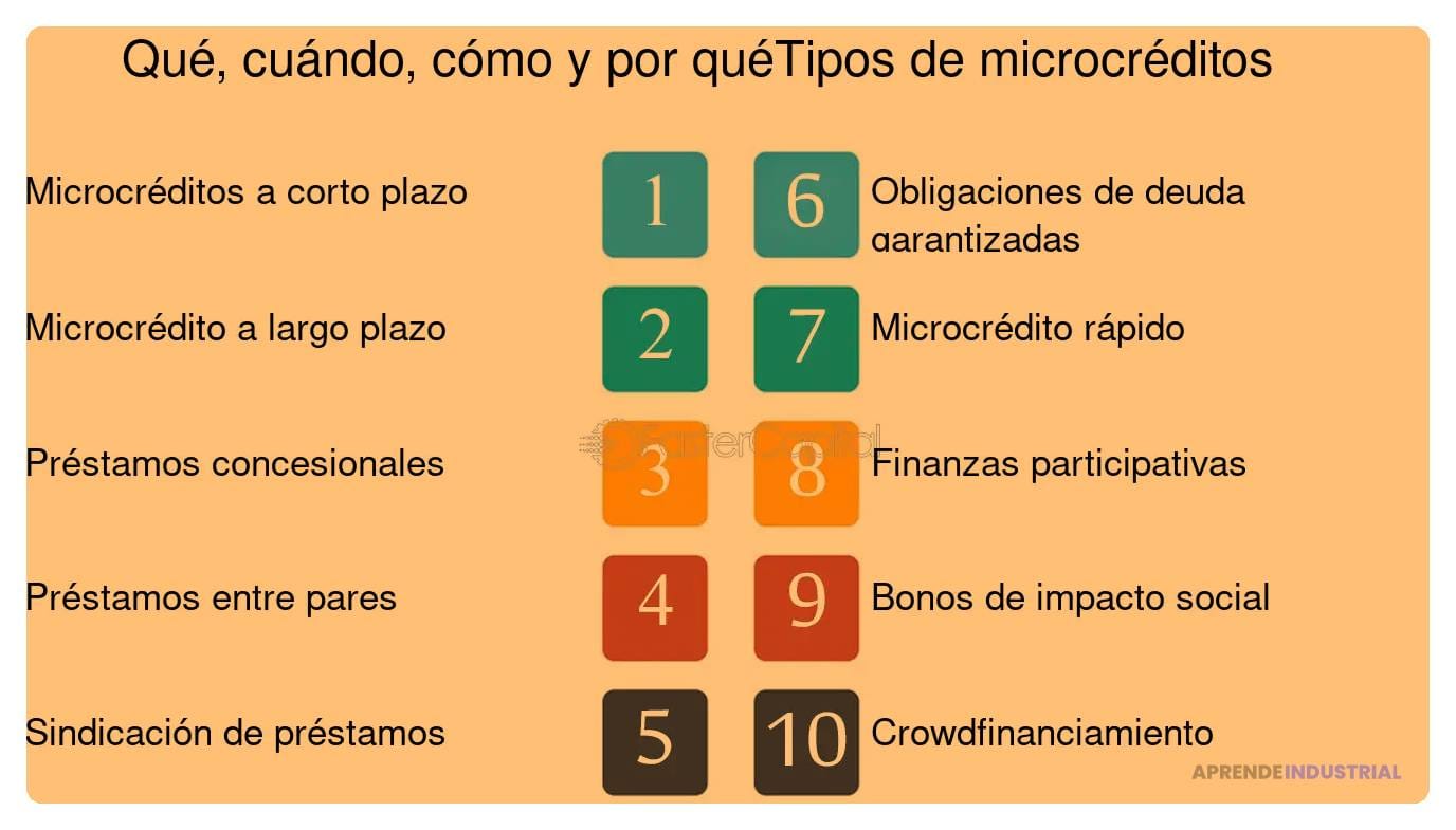 microcreditos entidades y caracteristicas principales destacadas