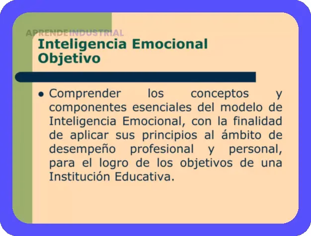 Comprende y aplica: Modelos de IE emocional